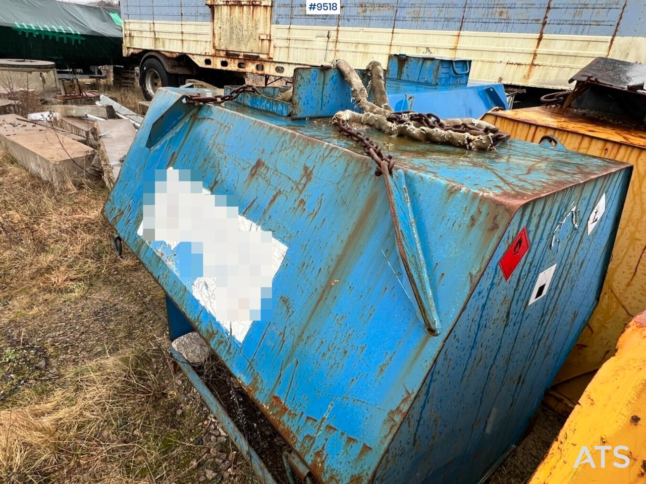 Tank diesel - 1,5 cubic - J-O Fherm dumper - خزان تخزين: صور 1 Tank diesel - 1,5 cubic - J-O Fherm dumper - خزان تخزين: صور 1