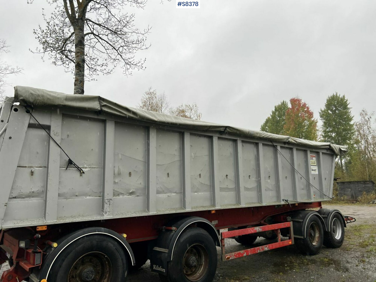 قلابة مقطورة Tipper trailer, Fruehauf TP-87, 4-axles, Dump body Benalu: صور 19