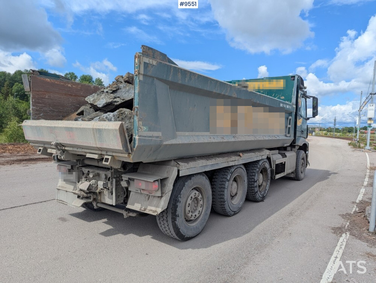 Tipper truck Mercedes Benz Arocs 3253 with Zetterberg flatbed - قلابات: صور 5 Tipper truck Mercedes Benz Arocs 3253 with Zetterberg flatbed - قلابات: صور 5