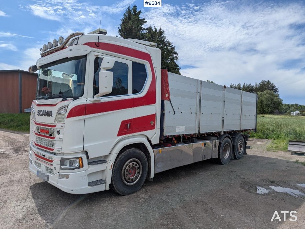 Truck / Grain truck Scania R580 6X2 - بصندوق مغلق شاحنة: صور 1 Truck / Grain truck Scania R580 6X2 - بصندوق مغلق شاحنة: صور 1