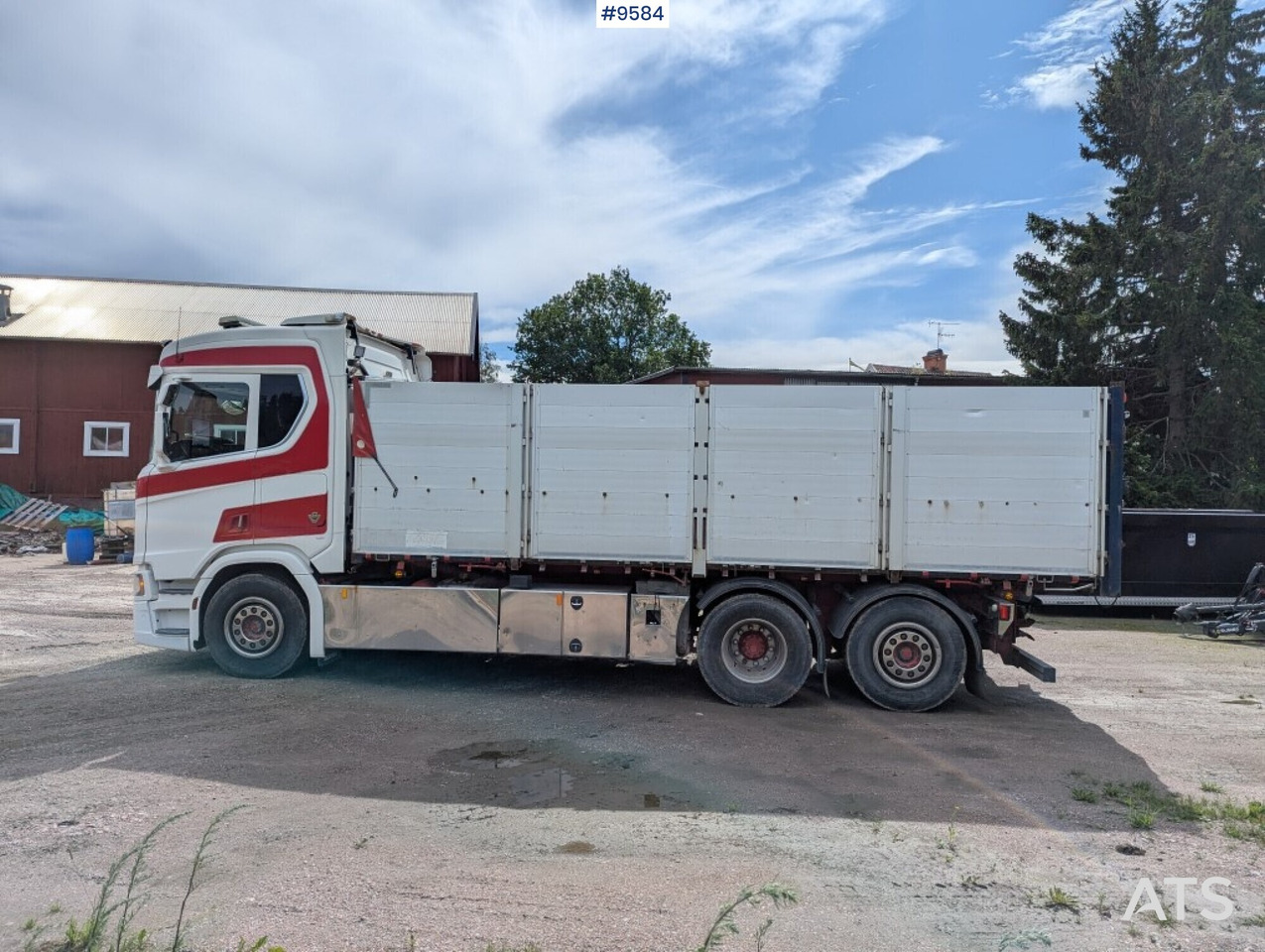 Truck / Grain truck Scania R580 6X2 - بصندوق مغلق شاحنة: صور 2 Truck / Grain truck Scania R580 6X2 - بصندوق مغلق شاحنة: صور 2