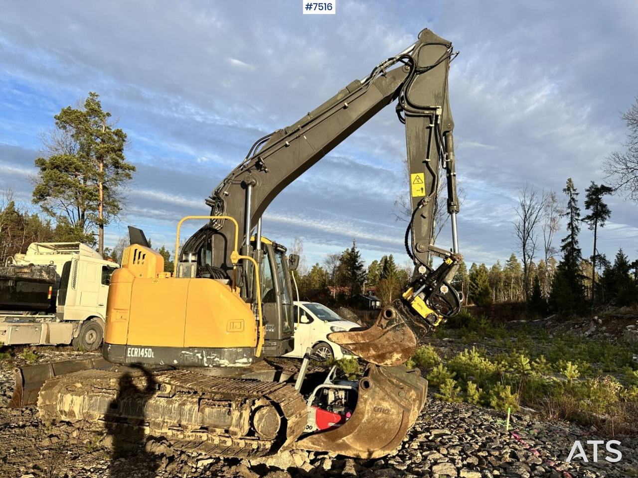Volvo ECR145DL Crawler excavator with rotor and buckets - حفارات زحافة: صور 1 Volvo ECR145DL Crawler excavator with rotor and buckets - حفارات زحافة: صور 1