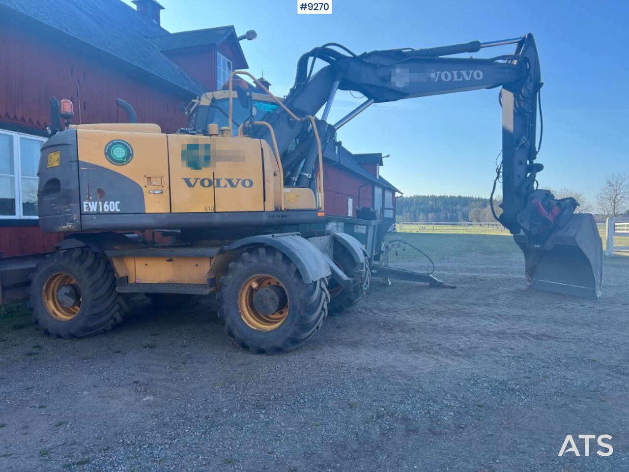 Volvo EW 160 C wheeled excavator (VIDEO) - حفارة على عجلات: صور 4 Volvo EW 160 C wheeled excavator (VIDEO) - حفارة على عجلات: صور 4