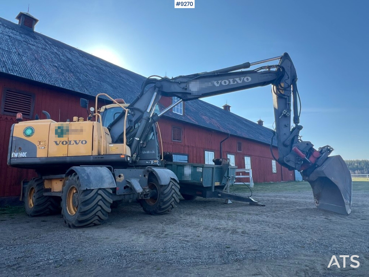 Volvo EW 160 C wheeled excavator (VIDEO) - حفارة على عجلات: صور 1 Volvo EW 160 C wheeled excavator (VIDEO) - حفارة على عجلات: صور 1