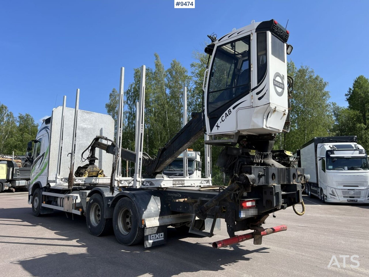 Volvo FH13 Logging truck with Loglift 105S crane - شاحنة قطع الأشجار, شاحنة كرين: صور 5 Volvo FH13 Logging truck with Loglift 105S crane - شاحنة قطع الأشجار, شاحنة كرين: صور 5