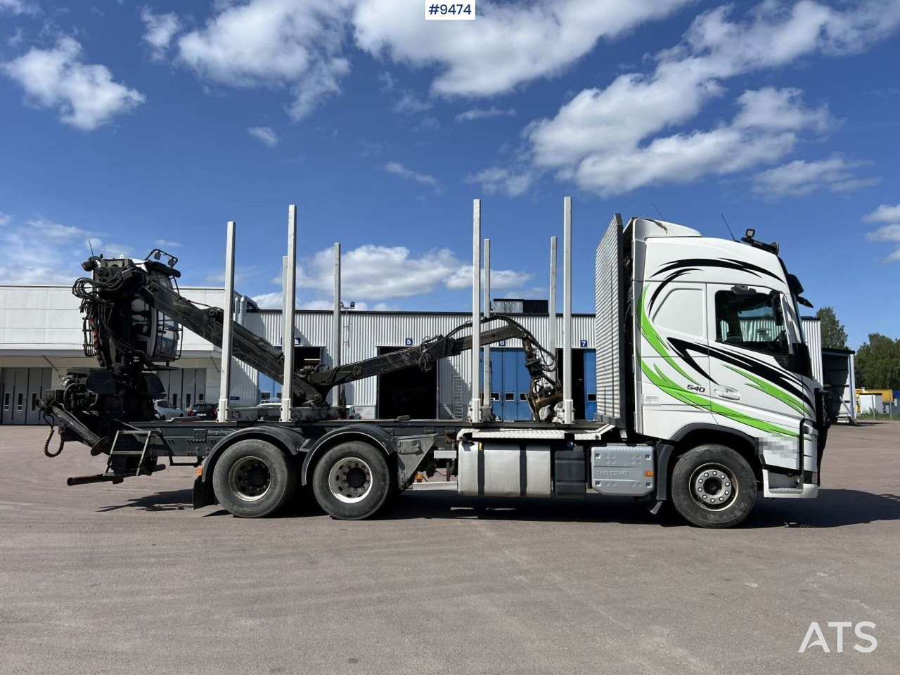Volvo FH13 Logging truck with Loglift 105S crane - شاحنة قطع الأشجار, شاحنة كرين: صور 4 Volvo FH13 Logging truck with Loglift 105S crane - شاحنة قطع الأشجار, شاحنة كرين: صور 4