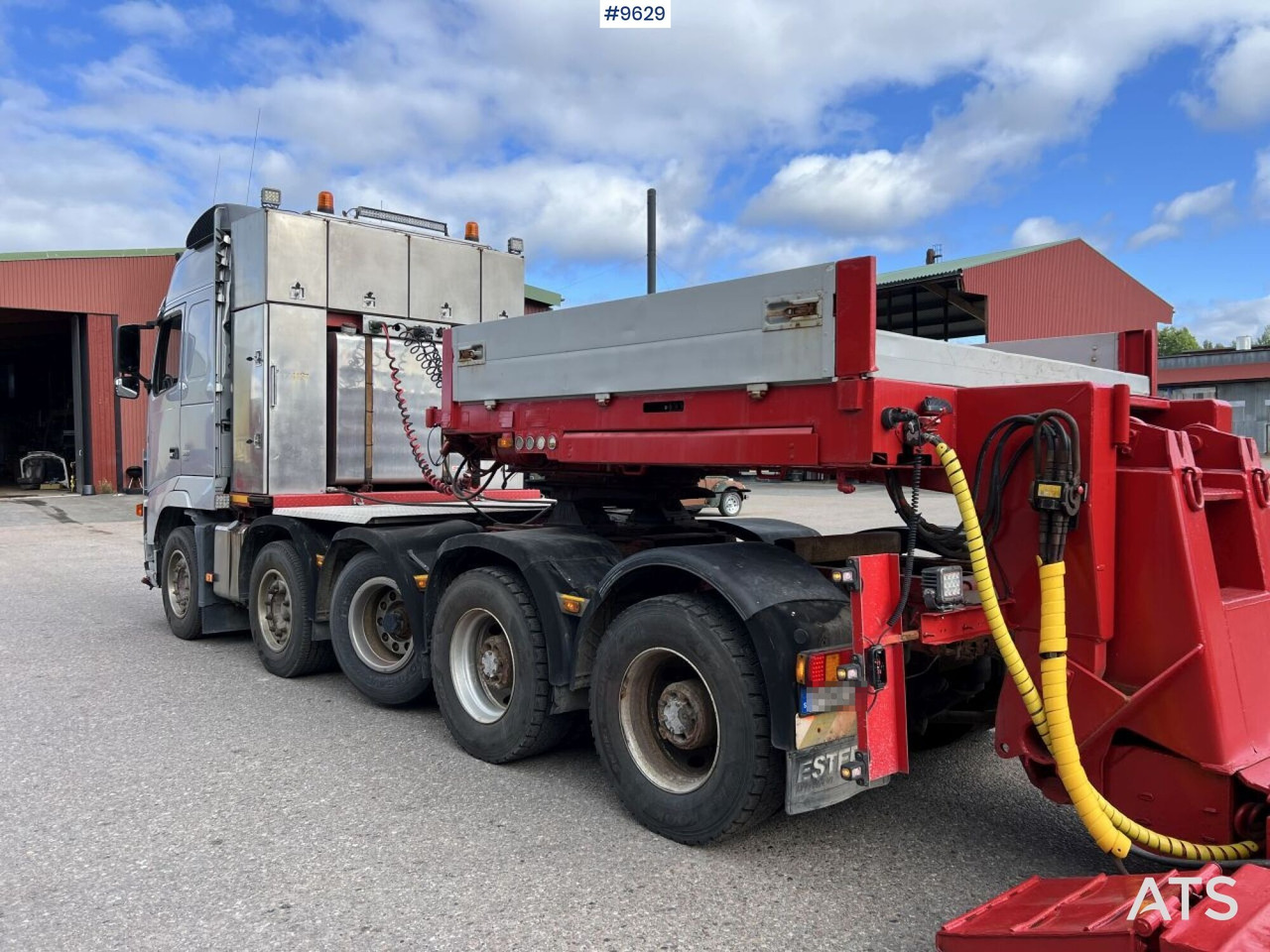 Volvo FH16 5-axle tractor unit, GOLDHOFER STZ-VL 4-41/80 trailer - شاحنة جرار, عربة مسطحة منخفضة نصف مقطورة: صور 3 Volvo FH16 5-axle tractor unit, GOLDHOFER STZ-VL 4-41/80 trailer - شاحنة جرار, عربة مسطحة منخفضة نصف مقطورة: صور 3