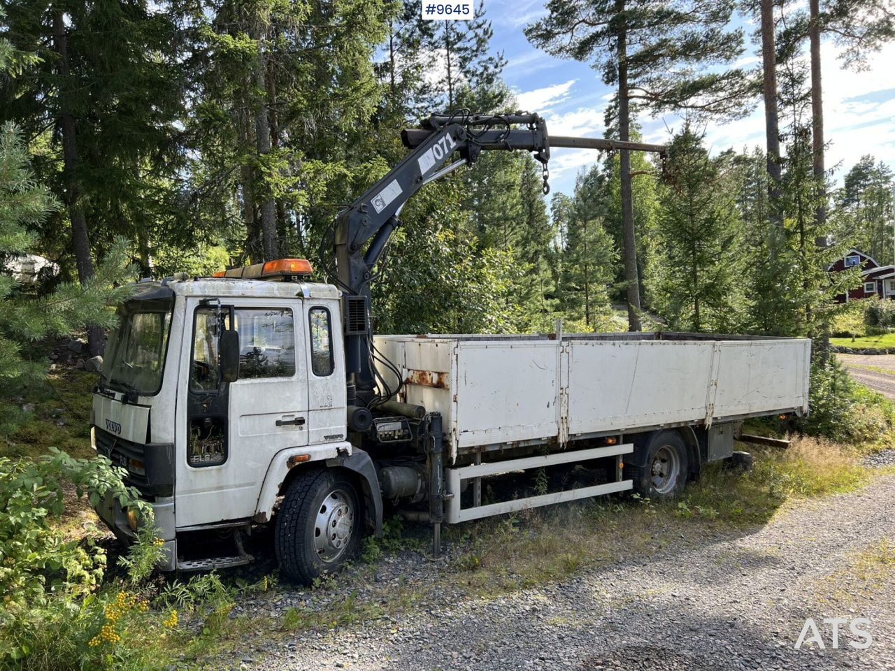 Volvo FL 614 4X2 Crane truck Repair object (VIDEO) - شاحنات مسطحة, شاحنة كرين: صور 3 Volvo FL 614 4X2 Crane truck Repair object (VIDEO) - شاحنات مسطحة, شاحنة كرين: صور 3