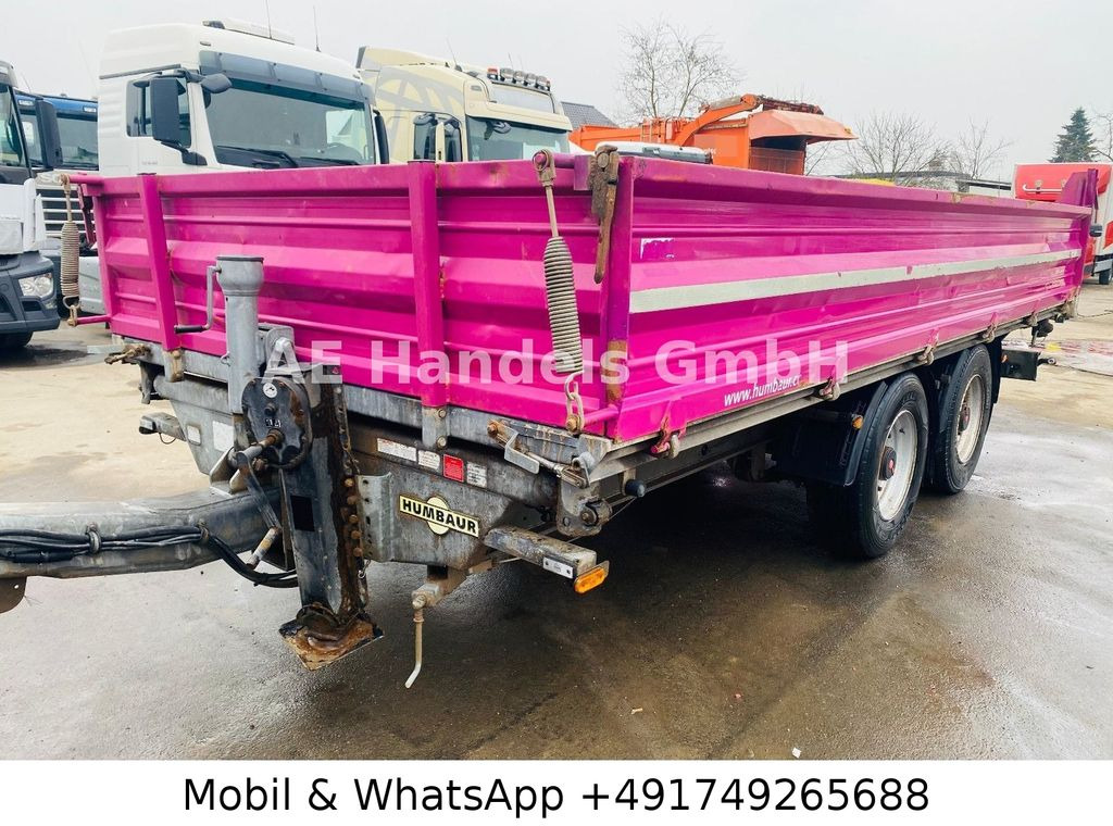 Humbaur HTK 135524 TA-BE 3 Seiten Tandem *8m³ - قلابة مقطورة: صور 1 Humbaur HTK 135524 TA-BE 3 Seiten Tandem *8m³ - قلابة مقطورة: صور 1