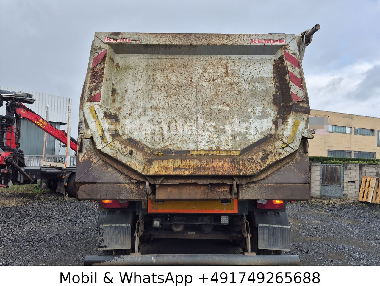 Kempf SKM 35 / 3 Stahl *24m³/1.Lift/Rollplane/Podest - قلابة نصف مقطورة: صور 4 Kempf SKM 35 / 3 Stahl *24m³/1.Lift/Rollplane/Podest - قلابة نصف مقطورة: صور 4