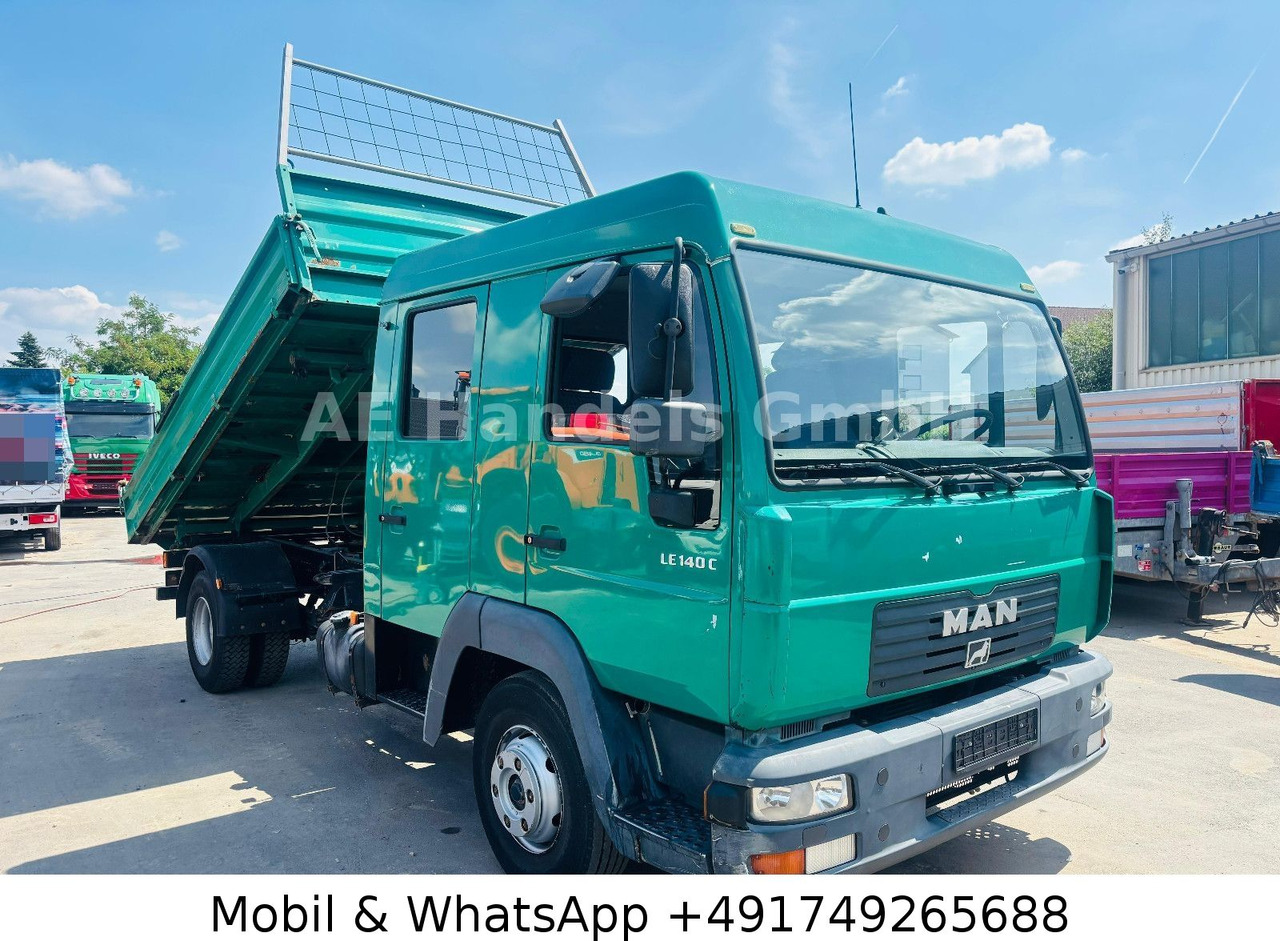 MAN LE140C Doka BB 3-Seiten *Manual/Analog/4m³/AHK - قلاب صغير, الشاحنات الصغيرة كابينة مزدوجة: صور 1 MAN LE140C Doka BB 3-Seiten *Manual/Analog/4m³/AHK - قلاب صغير, الشاحنات الصغيرة كابينة مزدوجة: صور 1