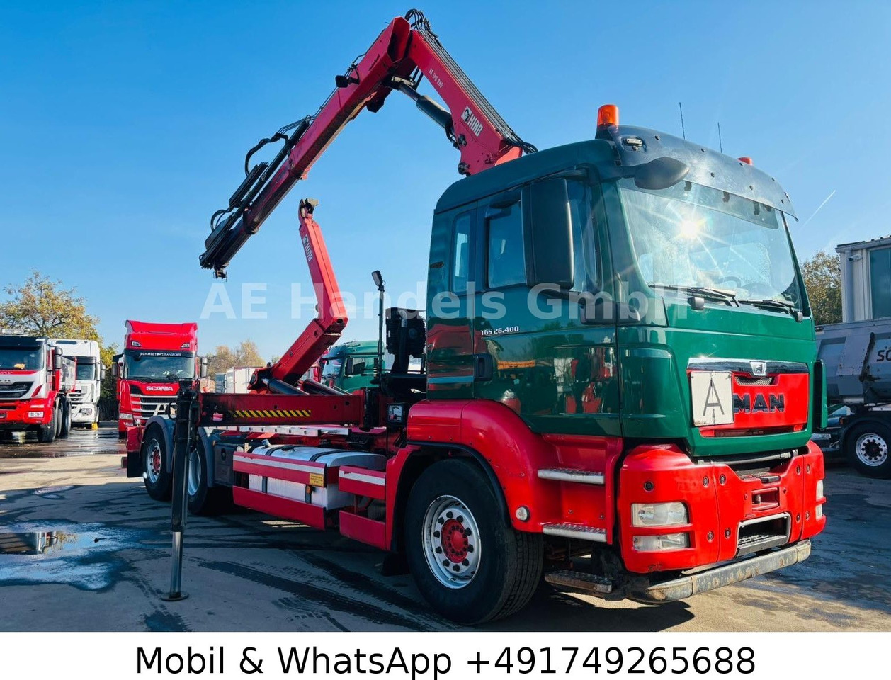 MAN TGS 26.400 6x2 Hiab XR21/HiabSpace3000 *Retarder - شاحنة ذات الخطاف, شاحنة كرين: صور 1 MAN TGS 26.400 6x2 Hiab XR21/HiabSpace3000 *Retarder - شاحنة ذات الخطاف, شاحنة كرين: صور 1