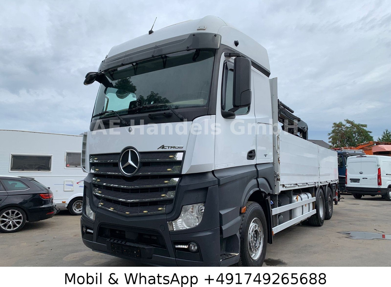 Mercedes-Benz Actros IV 2646 L LL 6x2 *Retarder/Hiab-177K-Pro - شاحنات مسطحة, شاحنة كرين: صور 1 Mercedes-Benz Actros IV 2646 L LL 6x2 *Retarder/Hiab-177K-Pro - شاحنات مسطحة, شاحنة كرين: صور 1