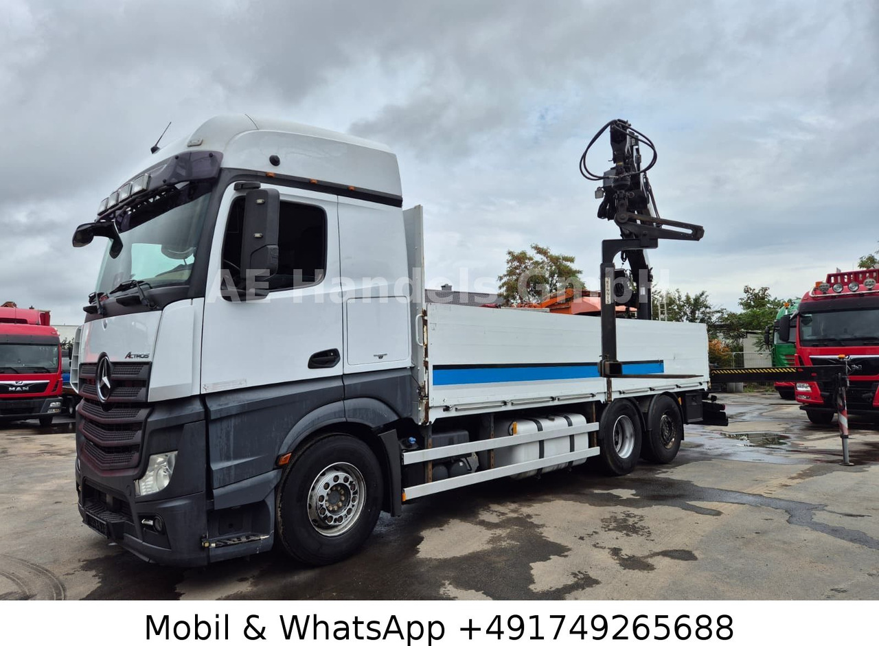 Mercedes-Benz Actros IV 2646 L LL 6x2 *Retarder/Hiab-177K-Pro - شاحنات مسطحة, شاحنة كرين: صور 2 Mercedes-Benz Actros IV 2646 L LL 6x2 *Retarder/Hiab-177K-Pro - شاحنات مسطحة, شاحنة كرين: صور 2