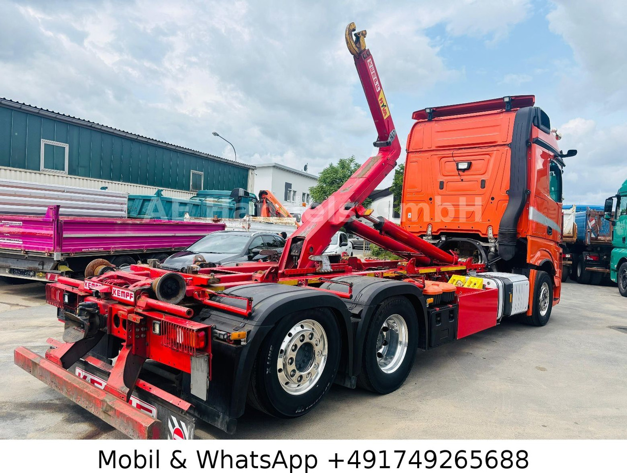 Mercedes-Benz Actros V 2551 L BL 6x2 *Retarder/Hyva-18-60-S - شاحنة ذات الخطاف, شاحنة كرين: صور 4 Mercedes-Benz Actros V 2551 L BL 6x2 *Retarder/Hyva-18-60-S - شاحنة ذات الخطاف, شاحنة كرين: صور 4