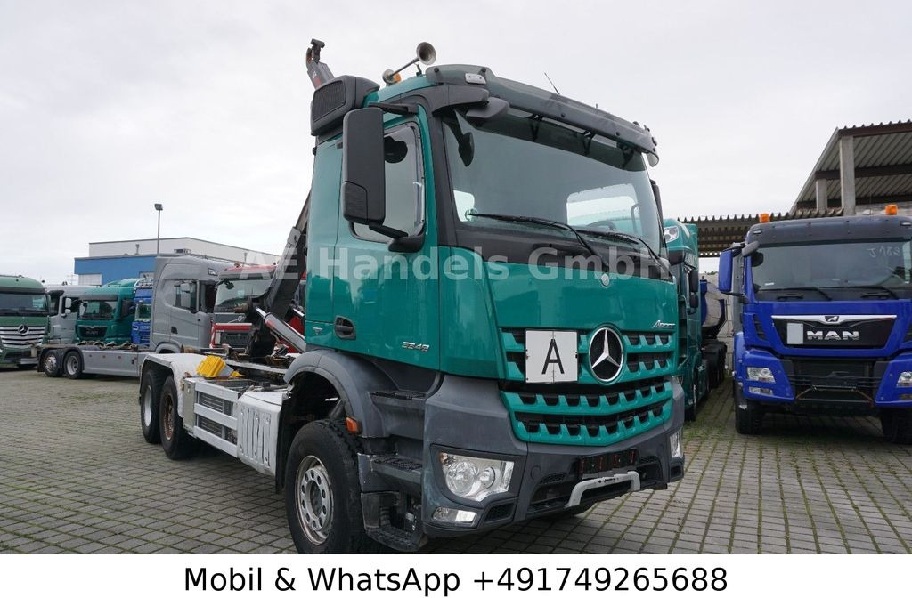 Mercedes-Benz Arocs IV 3348 M BB 6x4 Hiab-XR-21-S-56 *Retarder - شاحنة ذات الخطاف: صور 1 Mercedes-Benz Arocs IV 3348 M BB 6x4 Hiab-XR-21-S-56 *Retarder - شاحنة ذات الخطاف: صور 1