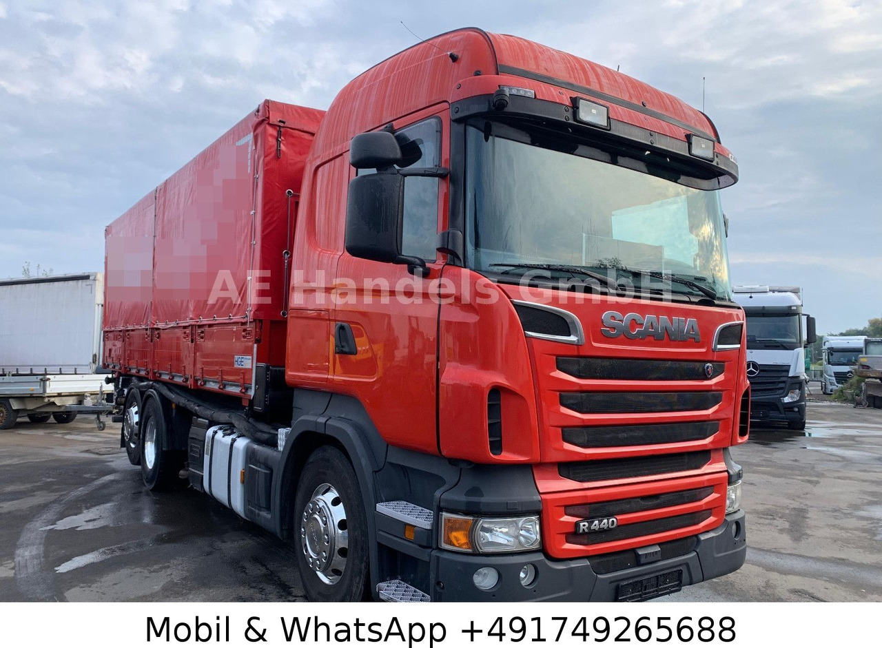 قلابات Scania R440 BL 6x2 *Retarder/Gebläse/Lenk+Lift: صور 11