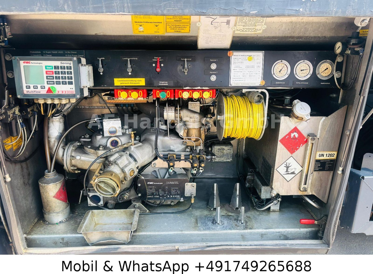 شاحنة صهريج Scania R440 Rohr  *Retarder/Oben-Unten/2-Kammern/14m³: صور 11