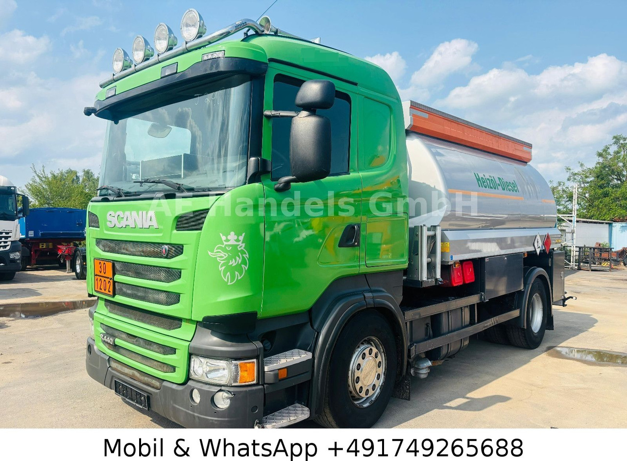 شاحنة صهريج Scania R440 Rohr  *Retarder/Oben-Unten/2-Kammern/14m³: صور 25