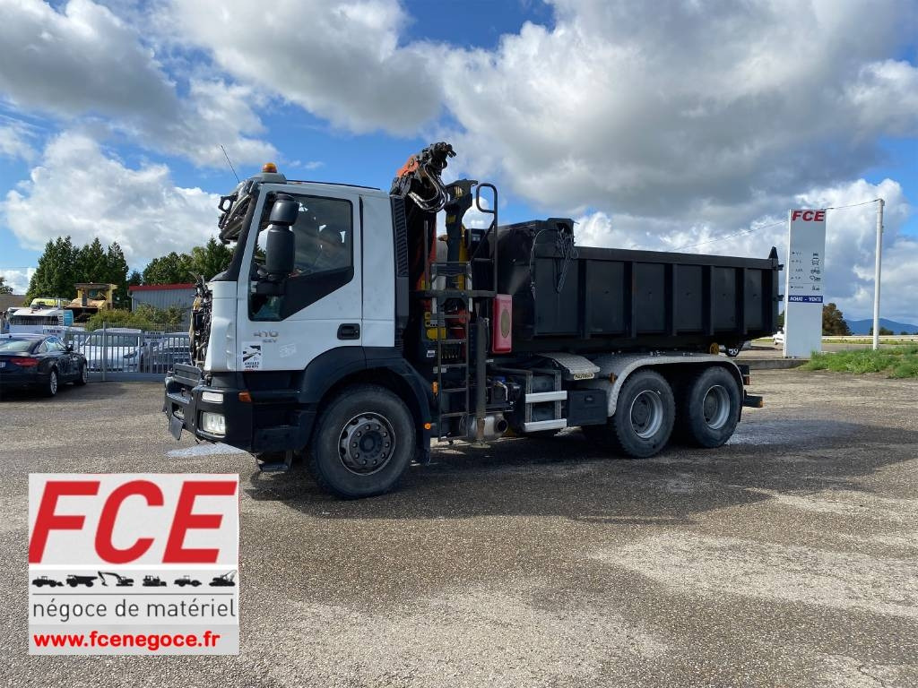 Iveco TRAKKER 410/EEV -PALFINGER PK13001-T18 endommagé - شاحنة ذات الخطاف: صور 1 Iveco TRAKKER 410/EEV -PALFINGER PK13001-T18 endommagé - شاحنة ذات الخطاف: صور 1