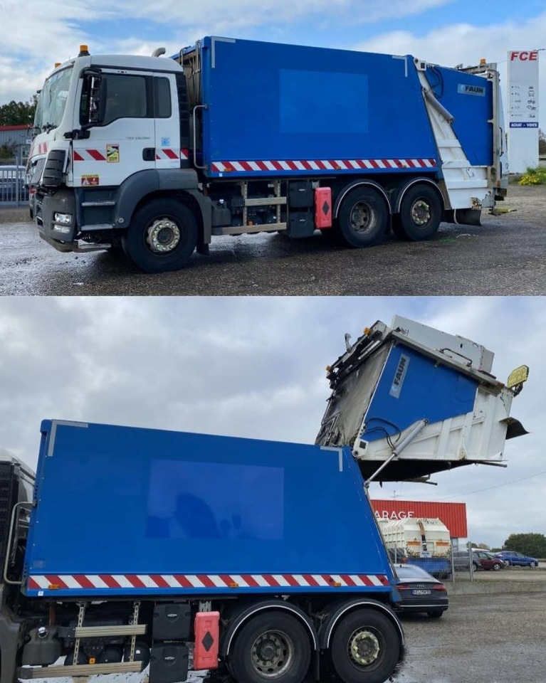 MAN TGS 26.360-6x2 FAUN VR5Z/ZÖLLER endommagé - شاحنة القمامة: صور 2 MAN TGS 26.360-6x2 FAUN VR5Z/ZÖLLER endommagé - شاحنة القمامة: صور 2