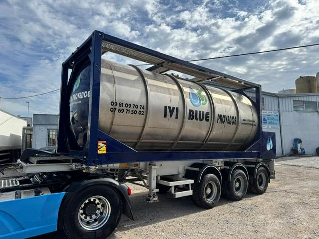 نصف مقطورة صهريج لنقل الكيماويات Fruehauf DAF XF 480 + REMORQUE FRUEHAUF CITERNE 23500€: صور 13