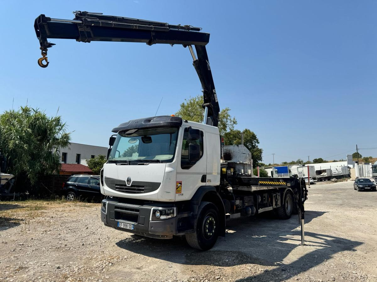 Renault PREMIUM 370 DXI PLATEAU RIDELLES GRUE - شاحنات مسطحة, شاحنة كرين: صور 1 Renault PREMIUM 370 DXI PLATEAU RIDELLES GRUE - شاحنات مسطحة, شاحنة كرين: صور 1