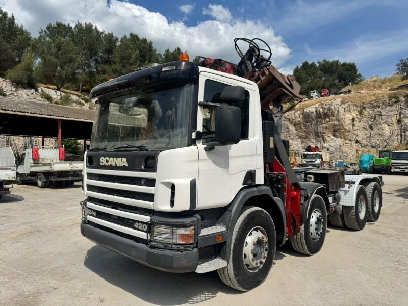 Scania C 124 420 - شاحنة ذات الخطاف: صور 1 Scania C 124 420 - شاحنة ذات الخطاف: صور 1