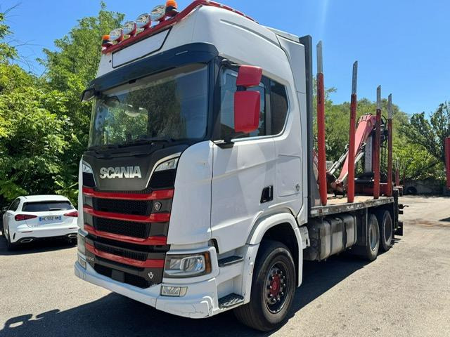 Scania R 650 - شاحنة قطع الأشجار, شاحنة كرين: صور 3 Scania R 650 - شاحنة قطع الأشجار, شاحنة كرين: صور 3
