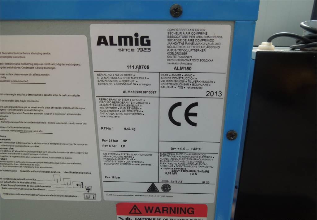 Alup OSUSZACZ ZIĘBNICZY ALMIG ALM150 2,33M3 2013R!! - ضاغط الهواء: صور 2 Alup OSUSZACZ ZIĘBNICZY ALMIG ALM150 2,33M3 2013R!! - ضاغط الهواء: صور 2