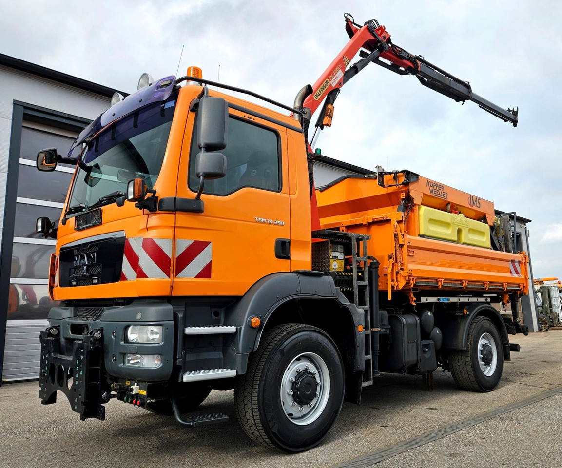 MAN TGM 18.290 4x4 Palfinger PK7001 Kran Funk Euro5 - قلابات, شاحنة كرين: صور 1 MAN TGM 18.290 4x4 Palfinger PK7001 Kran Funk Euro5 - قلابات, شاحنة كرين: صور 1