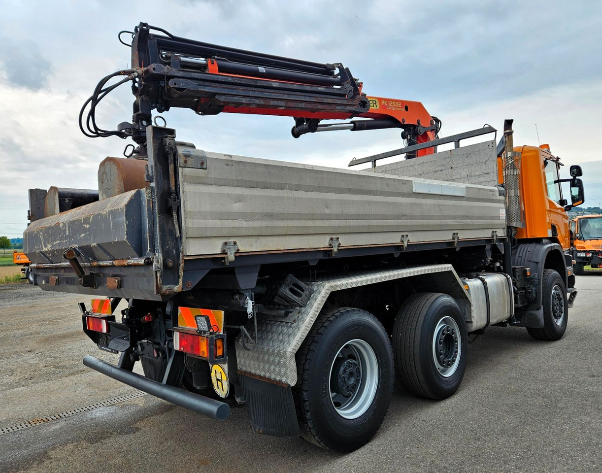 Scania P114 380 6x4-4 Palfinger PK12502 Kran Funk - قلابات, شاحنة كرين: صور 5 Scania P114 380 6x4-4 Palfinger PK12502 Kran Funk - قلابات, شاحنة كرين: صور 5