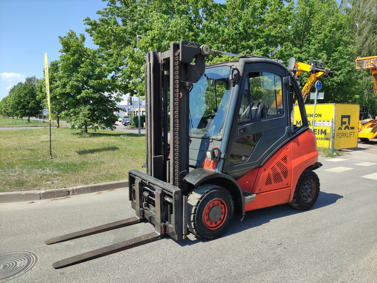 Linde H40D-01 - رافعة شوكية ديزل: صور 4 Linde H40D-01 - رافعة شوكية ديزل: صور 4