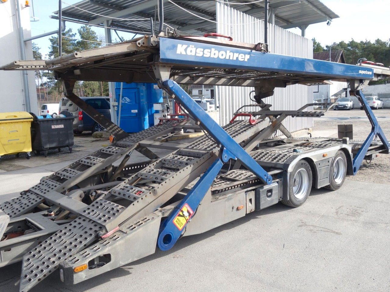 شاحنة نقل سيارات شاحنة Mercedes-Benz Actros 1843 mit Kässbohrer Supertrans/Supertrans: صور 9 شاحنة نقل سيارات شاحنة Mercedes-Benz Actros 1843 mit Kässbohrer Supertrans/Supertrans: صور 9