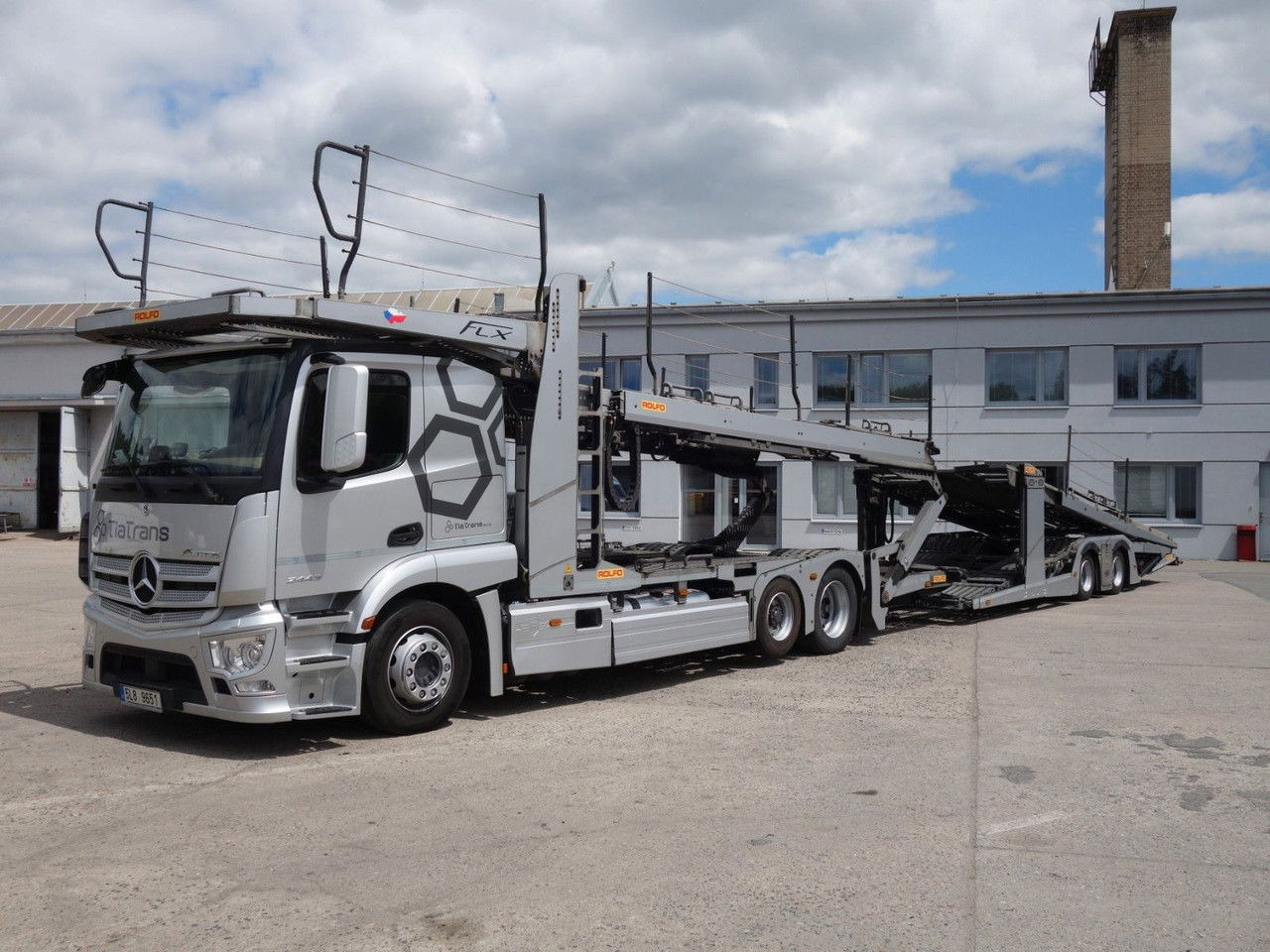 Mercedes-Benz Actros 2443 mit Rolfo FLX, Certifikation VDI - شاحنة نقل سيارات شاحنة: صور 1 Mercedes-Benz Actros 2443 mit Rolfo FLX, Certifikation VDI - شاحنة نقل سيارات شاحنة: صور 1