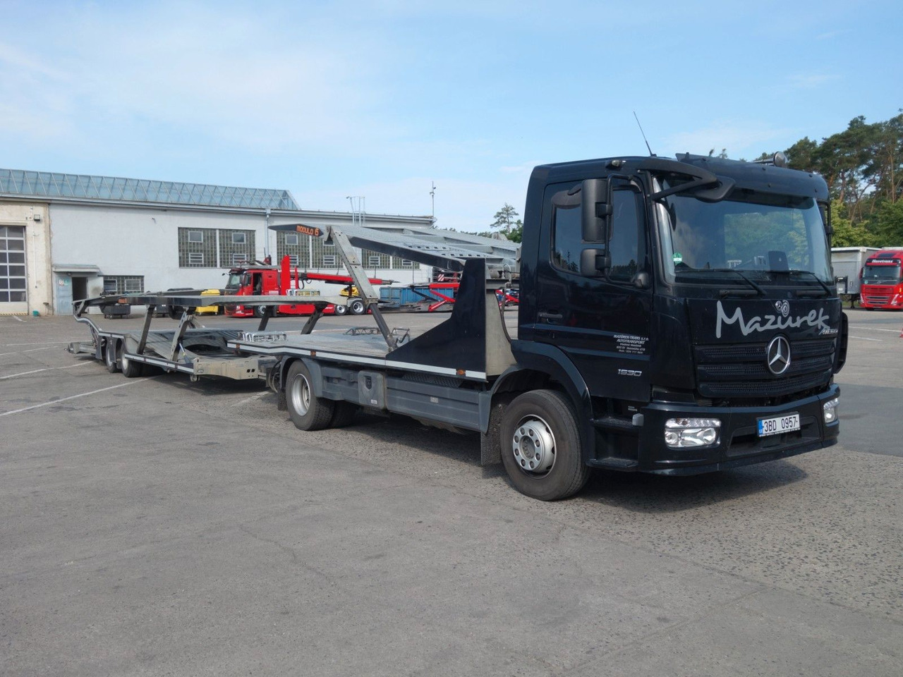 Mercedes-Benz Atego 1530 mit Anhänger für 7 PKW - شاحنة نقل سيارات شاحنة: صور 2 Mercedes-Benz Atego 1530 mit Anhänger für 7 PKW - شاحنة نقل سيارات شاحنة: صور 2