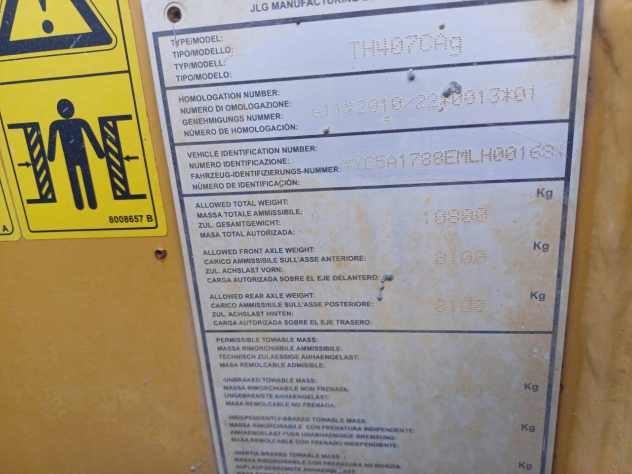 رافعة تلسكوبية CAT TH407C: صور 6