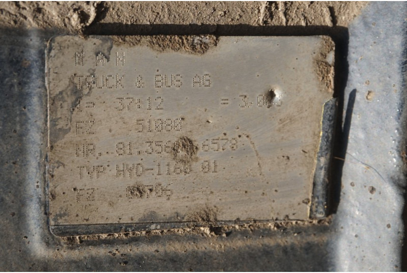 MAN HYD-1160-01 37/12 - المحور الخلفي - شاحنة: صور 3 MAN HYD-1160-01 37/12 - المحور الخلفي - شاحنة: صور 3