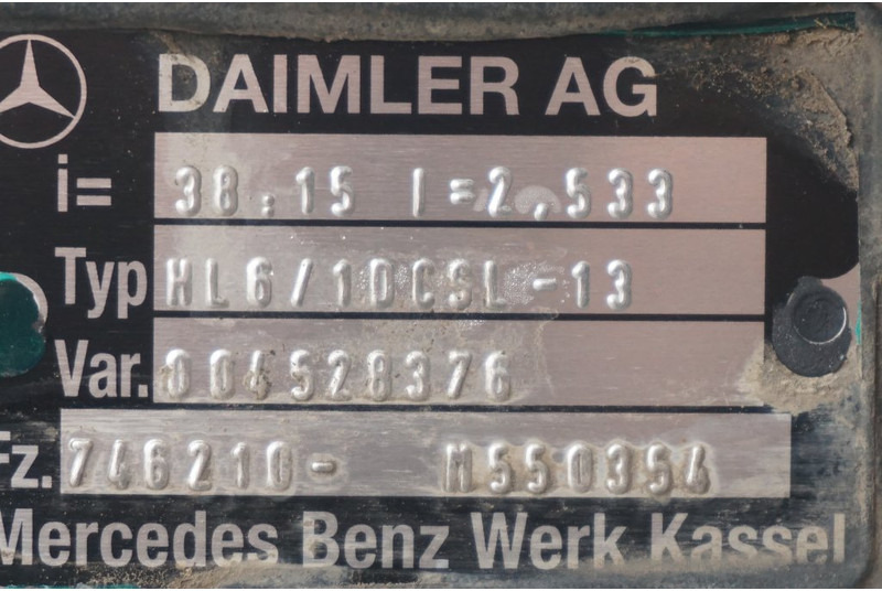 Mercedes-Benz HL6/1DC-13 38/15 - المحور الخلفي - شاحنة: صور 4 Mercedes-Benz HL6/1DC-13 38/15 - المحور الخلفي - شاحنة: صور 4