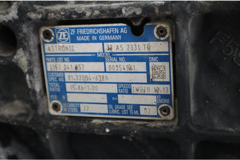 ZF 12AS2331DD+INT3 - علبة التروس - شاحنة: صور 5 ZF 12AS2331DD+INT3 - علبة التروس - شاحنة: صور 5