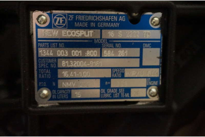 ZF 16S2322TD + NMV221 81.32004-6161 - علبة التروس - شاحنة: صور 5 ZF 16S2322TD + NMV221 81.32004-6161 - علبة التروس - شاحنة: صور 5