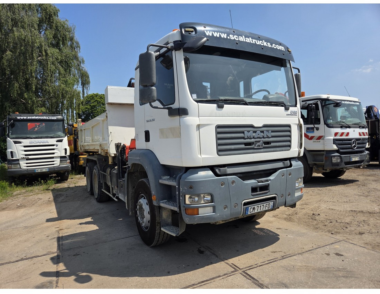 قلابات, شاحنة كرين MAN TGA 26.350 6X4 BORDMATIC TIPPER CRANE PALFINGER PK15500: صور 9