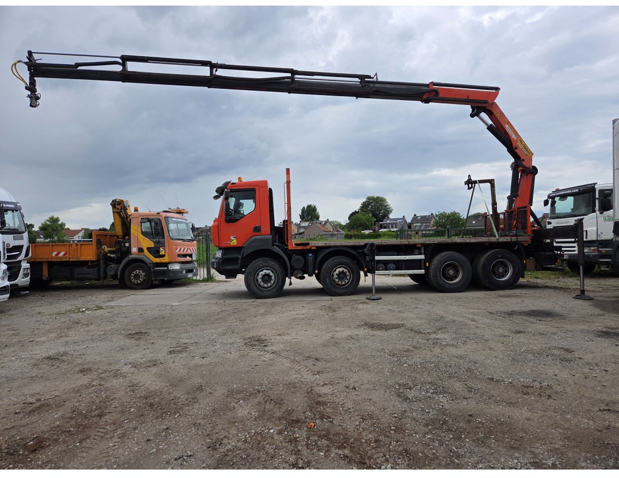 Renault Kerax 430 8X4 Flatbed Crane Palfinger PK26002EH 26 ton 5 Extensions *Retarder - شاحنات مسطحة, شاحنة كرين: صور 3 Renault Kerax 430 8X4 Flatbed Crane Palfinger PK26002EH 26 ton 5 Extensions *Retarder - شاحنات مسطحة, شاحنة كرين: صور 3