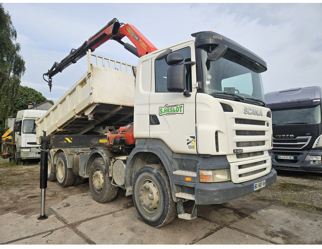 Scania R420 8x4 Tipper Crane Palfinger 23500 - قلابات, شاحنة كرين: صور 3 Scania R420 8x4 Tipper Crane Palfinger 23500 - قلابات, شاحنة كرين: صور 3