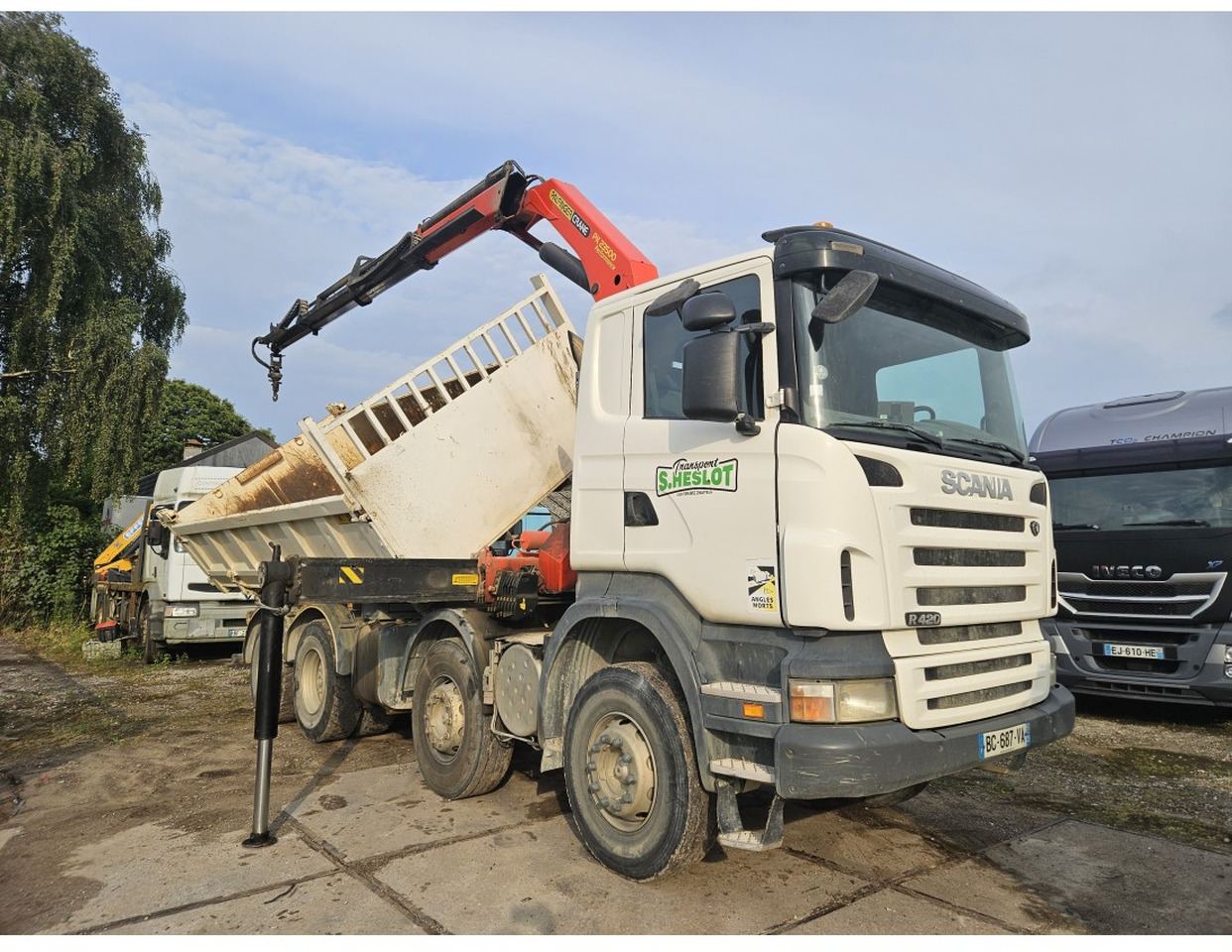 Scania R420 8x4 Tipper Crane Palfinger 23500 - قلابات, شاحنة كرين: صور 5 Scania R420 8x4 Tipper Crane Palfinger 23500 - قلابات, شاحنة كرين: صور 5