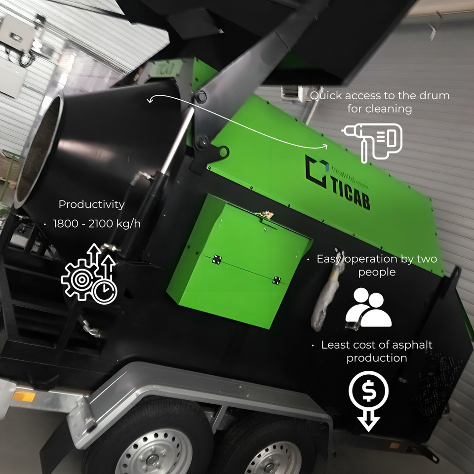 TICAB New Mini-asphalt plant, Asphalt Recycler, Manufacturer, 2.0 t per hour - معدات خلط الأسفلت: صور 4 TICAB New Mini-asphalt plant, Asphalt Recycler, Manufacturer, 2.0 t per hour - معدات خلط الأسفلت: صور 4