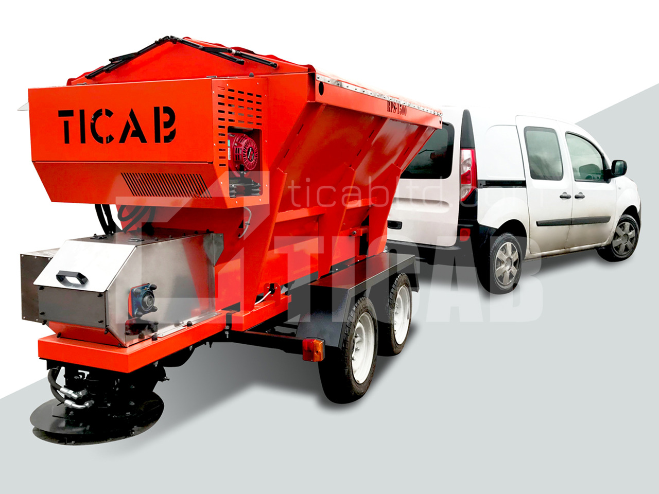 TICAB New Salt and Sand Spreader, Hopper spreader,Manufacturer, 1,5m³ - الحزام نصف مقطورة: صور 1 TICAB New Salt and Sand Spreader, Hopper spreader,Manufacturer, 1,5m³ - الحزام نصف مقطورة: صور 1
