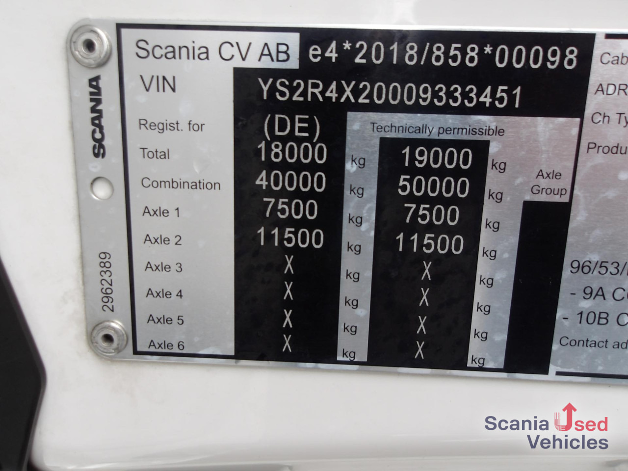 SCANIA R 460 NA - HIGHLINE - 2x TANKs - ACC - شاحنة جرار: صور 5 SCANIA R 460 NA - HIGHLINE - 2x TANKs - ACC - شاحنة جرار: صور 5