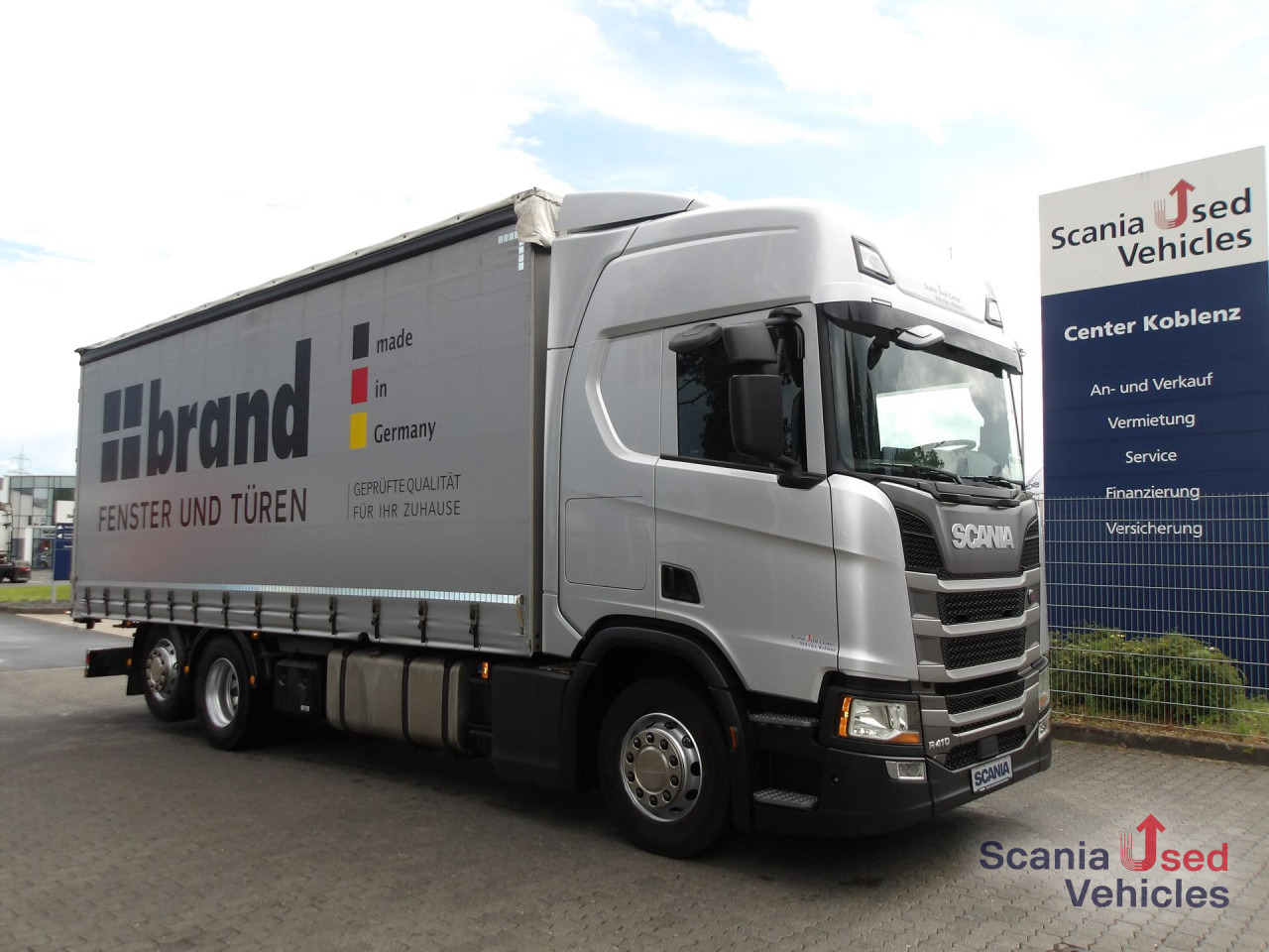 SCANIA R410 - 6x2 - CURTAINSIDER - EDSCHA - STAPLERHALT. - شاحنة ستارة: صور 1 SCANIA R410 - 6x2 - CURTAINSIDER - EDSCHA - STAPLERHALT. - شاحنة ستارة: صور 1