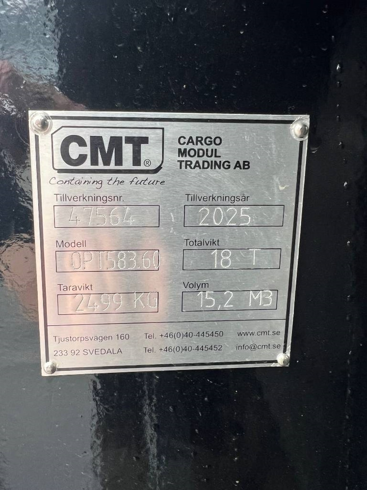 CMT Schaktflak 15m3 - حاوية هوك لفت: صور 3 CMT Schaktflak 15m3 - حاوية هوك لفت: صور 3